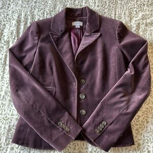 LOFT Velour Jacket
